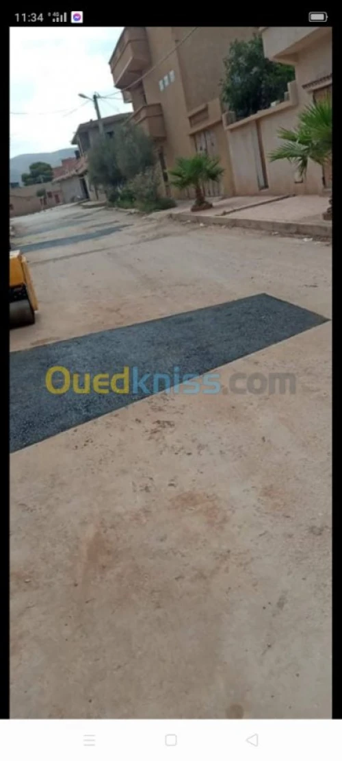 Travaux de bitume