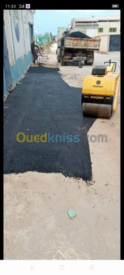 Travaux de bitume