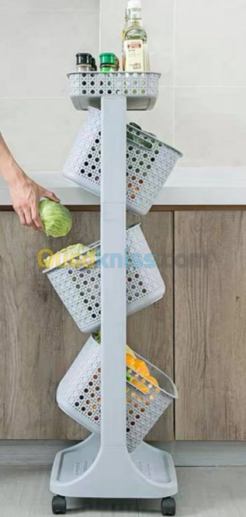 Étagère Et Panier De Légumes 