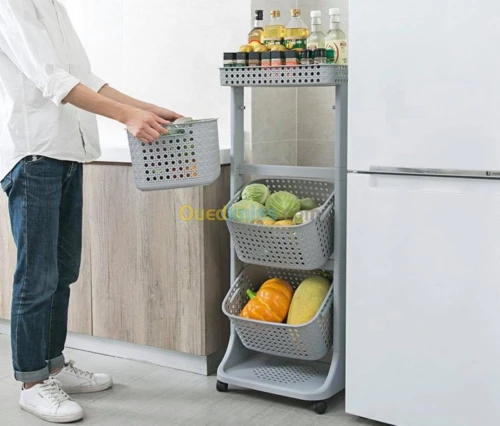 Étagère Et Panier De Légumes 