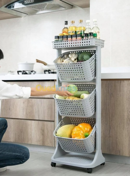Étagère Et Panier De Légumes 