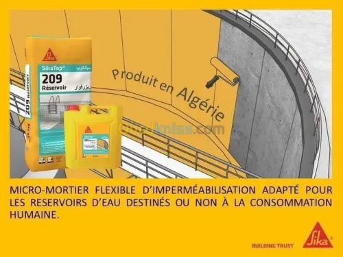 Étancheité pour bâche d’eau 
