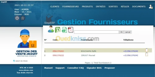 Logiciel de gestion Achat-Vent-Stock-Caisse