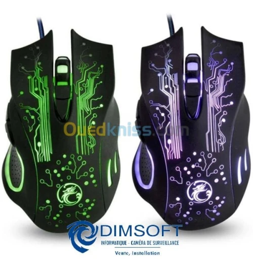 Souris iMICE X9 GAMING USB LED Optique
