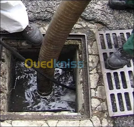 Nettoyage d'assainissement débouchage 