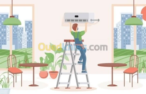 Installation montage climatiseurs