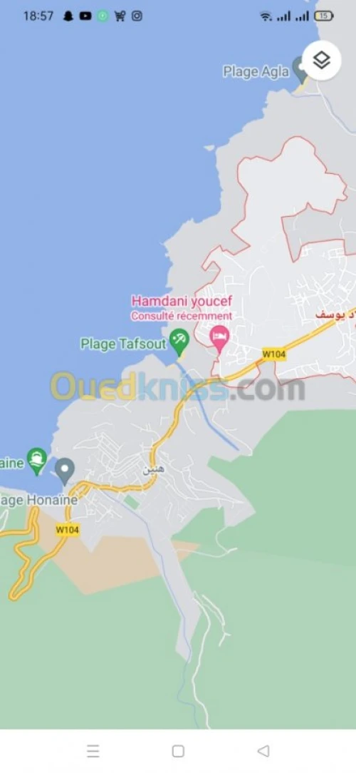 Vente Terrain Tlemcen Honaine