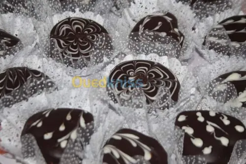 Gâteau traditionnelle et sec sur comma
