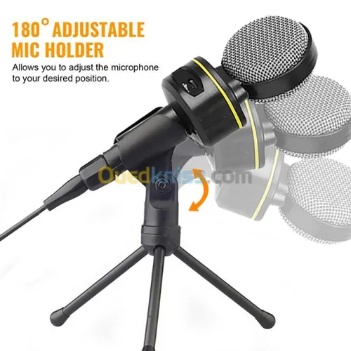 Microphone professionnel Portable avec trépied pour Studio audio, enregistrement PC SF-930 2m