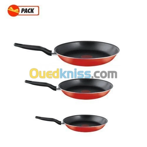 Tefal Set De 3 Poêles