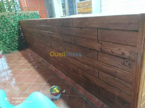 Habillage en bois intérieur et extérie