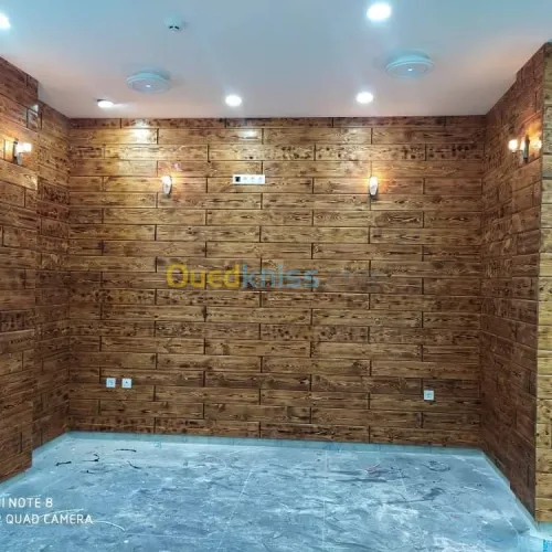 Habillage en bois intérieur et extérie