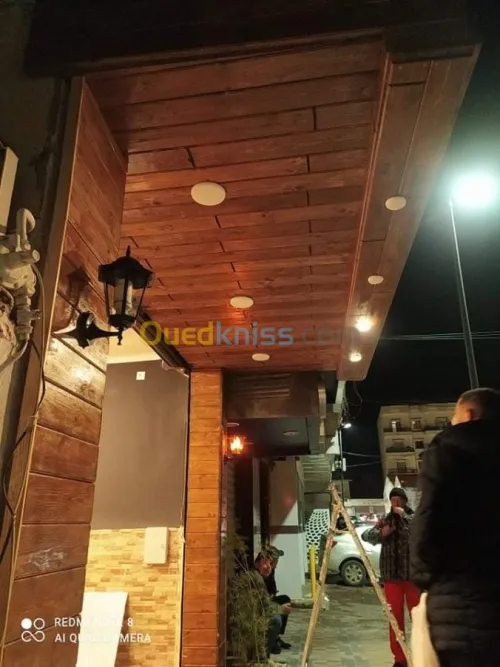 Habillage en bois intérieur et extérie