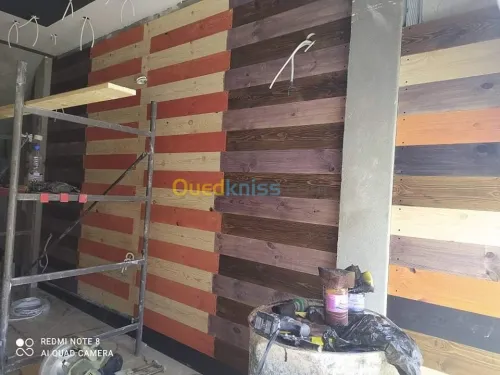 Habillage en bois intérieur et extérie