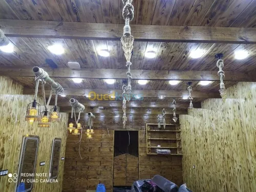 Habillage en bois intérieur et extérie