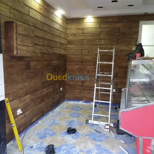 Habillage en bois intérieur et extérie