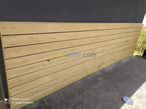 Habillage en bois intérieur et extérie