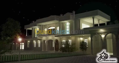 Construction de villa, piscine 