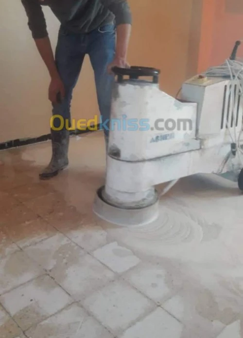 Ponçage de béton / carrelage / marbre