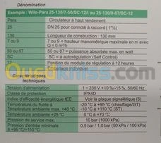 Pompe acélérateur WILO HMT07-HMT09