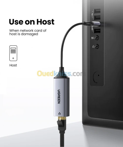 USB type c vers RJ45 1000 Mbps - Ugreen