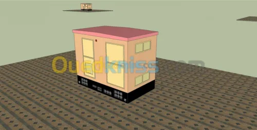 Poste Transfo béton préfa 30kva client (3 portes)