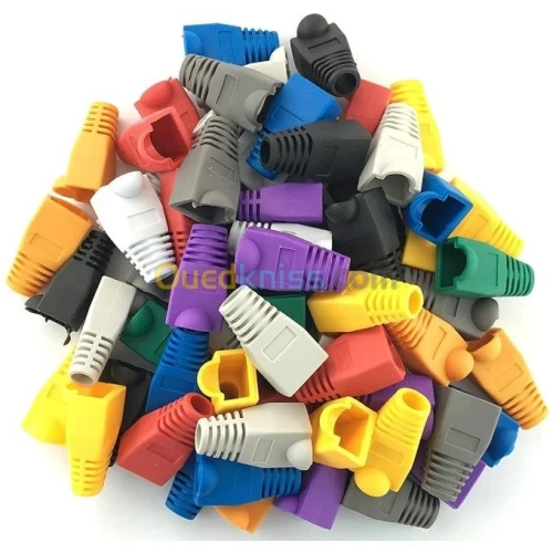 BOUCHON CONNECTEUR RJ45 EN COULEUR