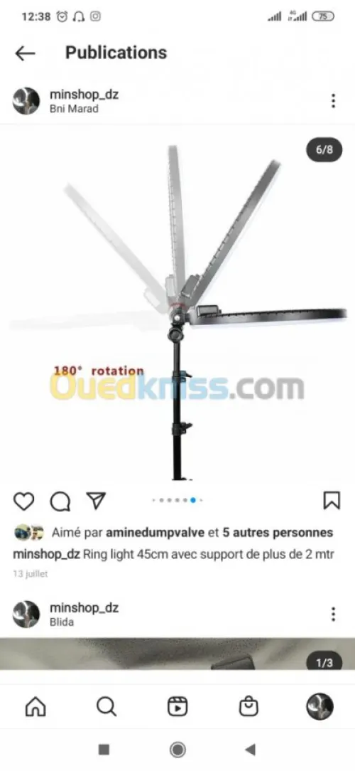 Ringlight tout les modèles et prixchok