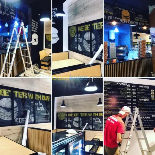 Fabrication de panneaux publicitaires