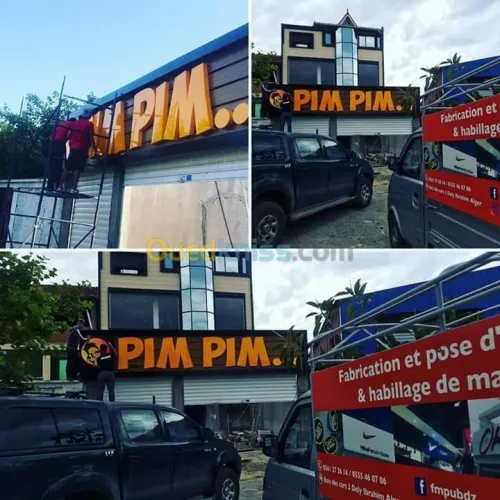 Fabrication de panneaux publicitaires