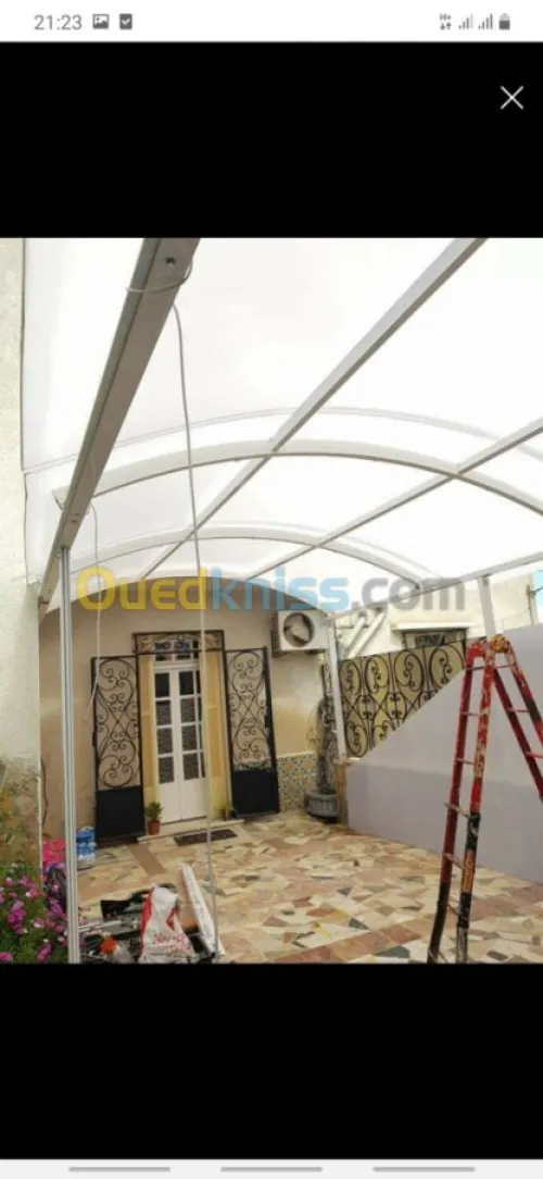 Polycarbonate tinda et toiture
