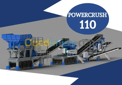 FABRICATION USINE DE CONCASSAGE CRIBLA