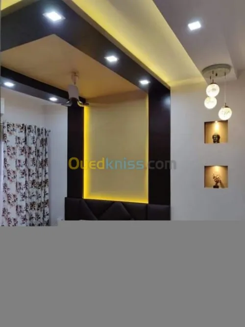 Faux plafond simple et décoration et p