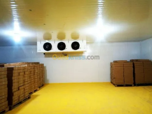 Fabrication montage chambres froides 