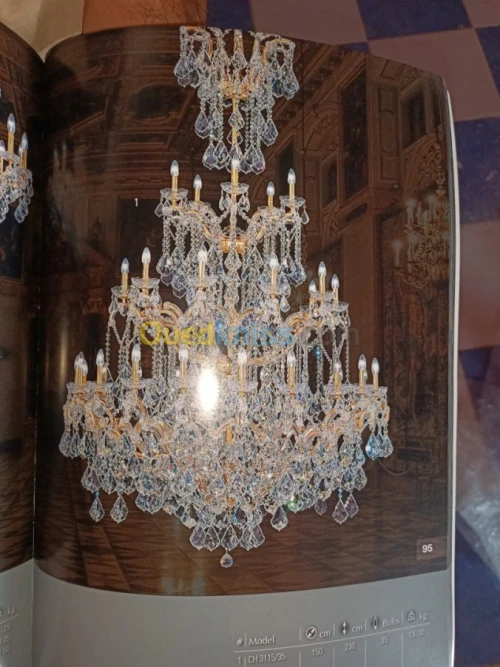 lustre  en cristal