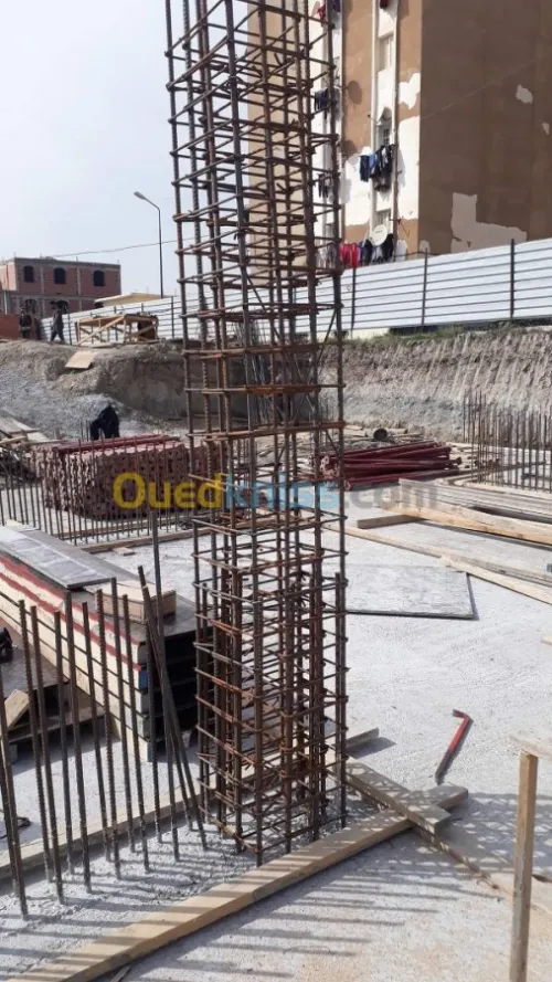 اشغال البناء travaux chantier