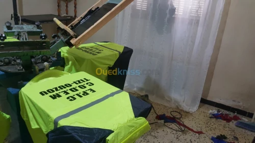 sérigraphie sur tenues de travail