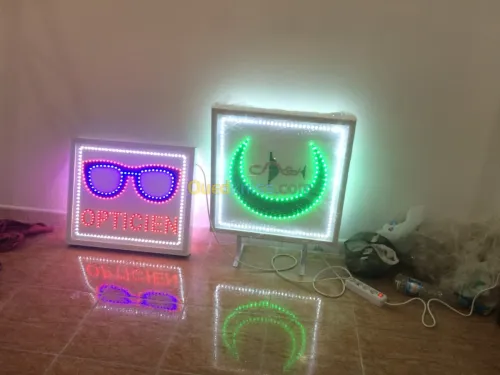 Enseigne publicitaire a LED&decoration