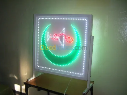 Enseigne publicitaire a LED&decoration