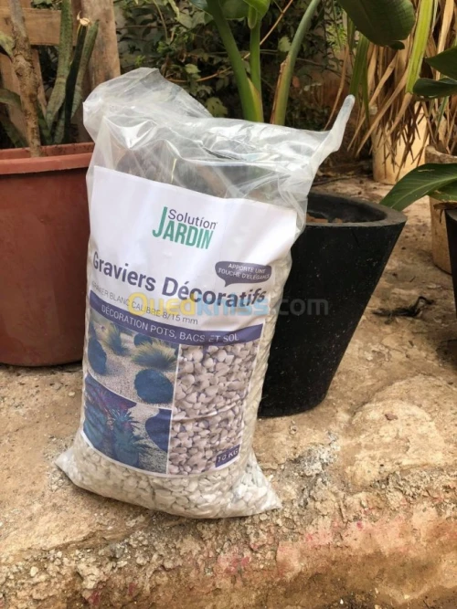 Graviers Décoratifs Blanc 8-15 mm 10kg