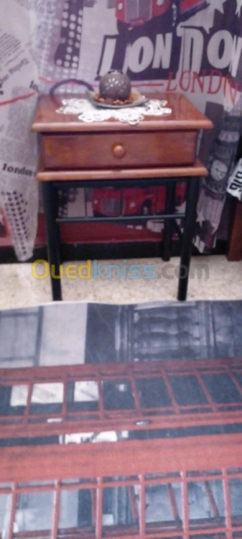 2 lit et table de nuit 