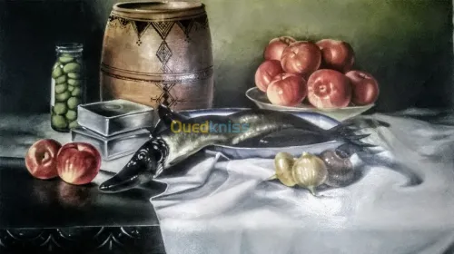 Décoration peinture cascade grotte