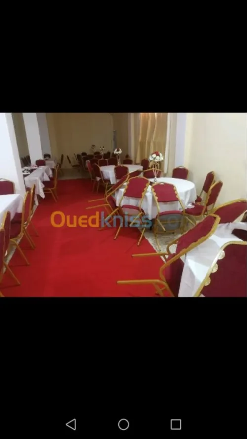 Location chaises / tables / vaisselle
