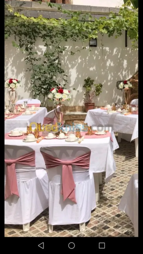 Location chaises / tables / vaisselle