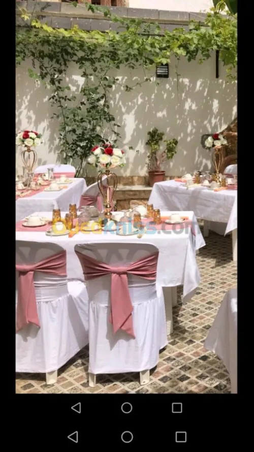 Location chaises / tables / vaisselle