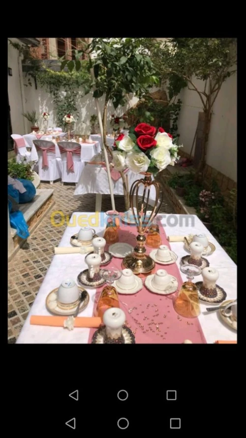 Location chaises / tables / vaisselle