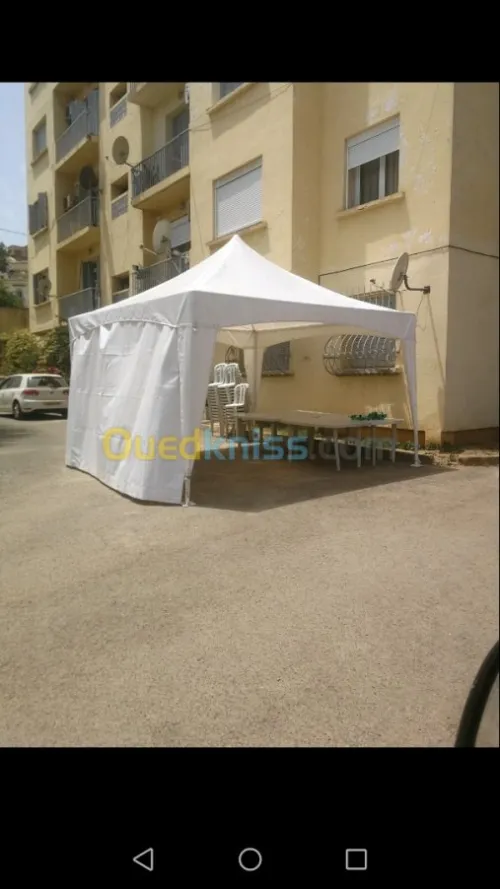 Location chaises / tables / vaisselle
