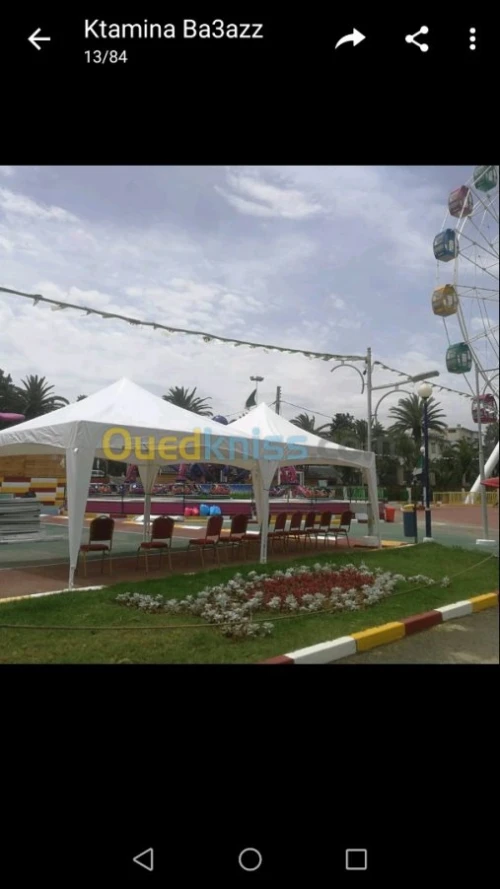 Location chaises / tables / vaisselle