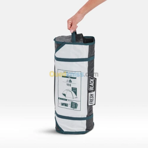 TENTE  MH100 FRESH & BLACK - 3 PLACES QUECHUA DECATHLON