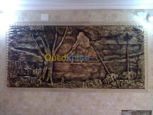 Cascades et fontaine 